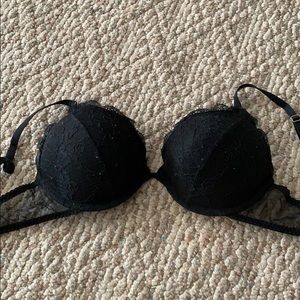 Black Lace Push Up Bra